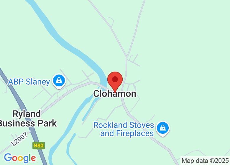 Map showing location of Clohamon Old Primary School 