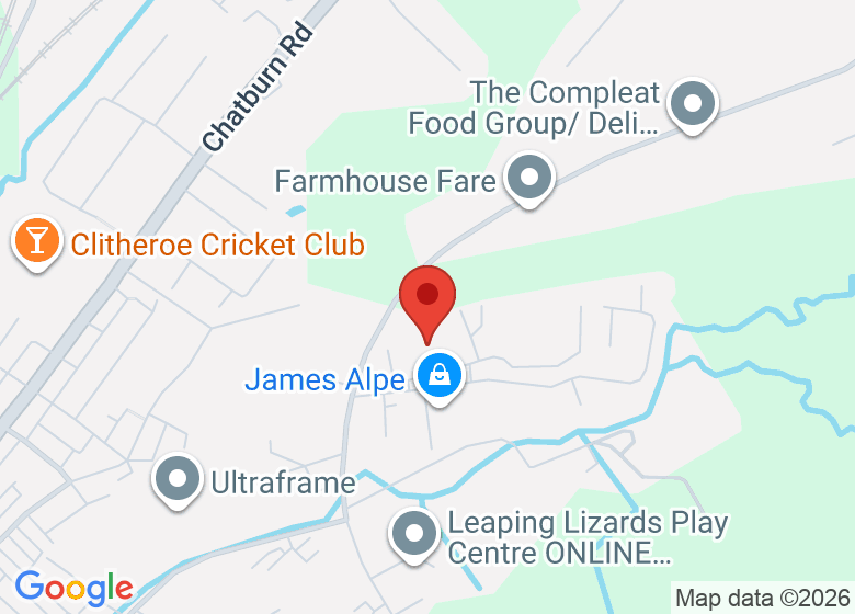 Map showing location of Leaping Lizards