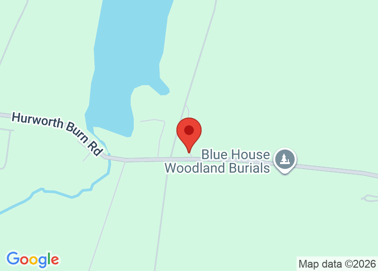 Map showing location of Hurworth Burn Rd Parking