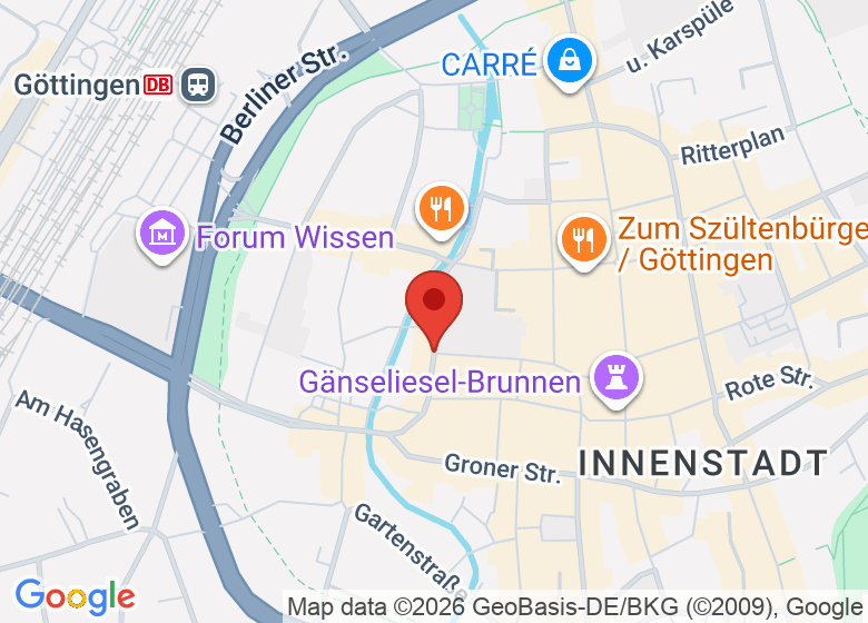 Map showing location of noran-Art Café