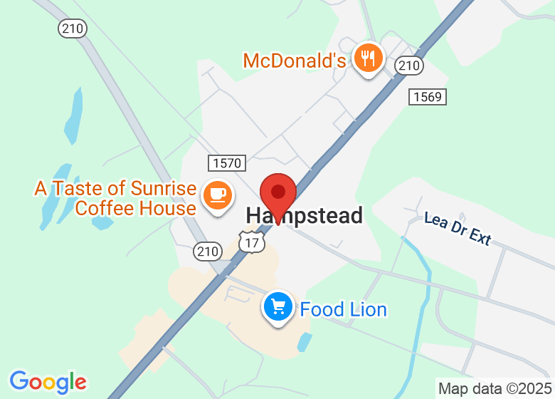 Map showing location of Wild Child Studio Artist Co