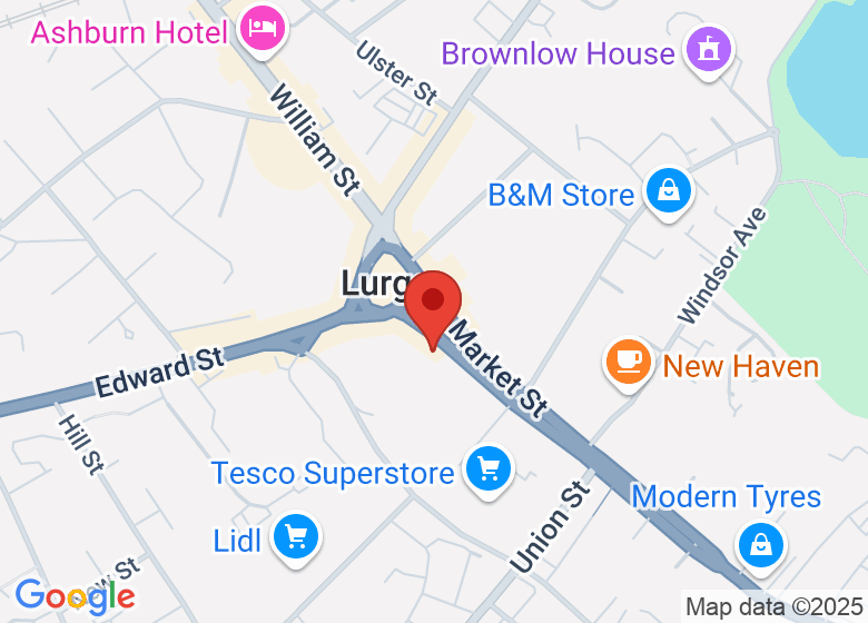 Map showing location of House of Bliss 
