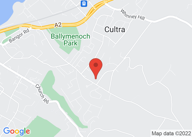 Map showing location of Holywood Steiner School