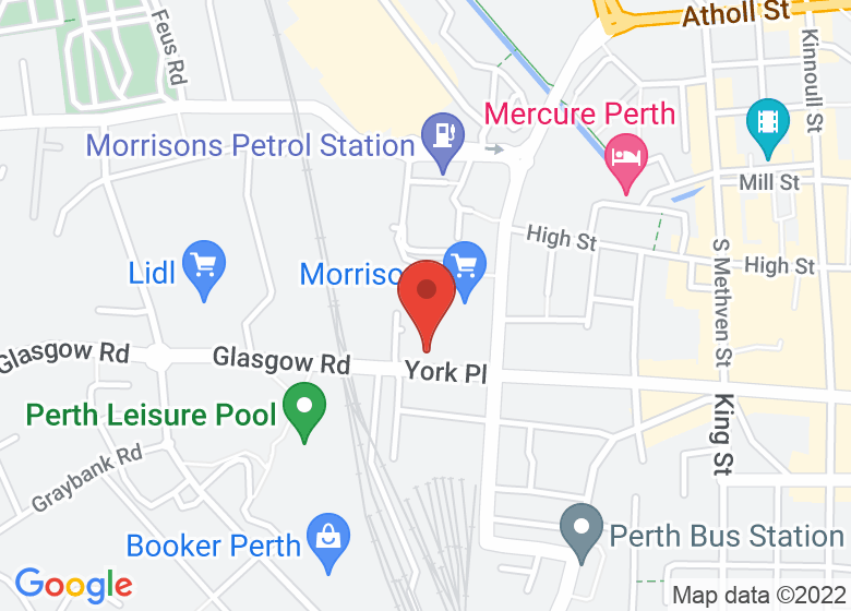 Map showing location of Ramana Wellness Centre