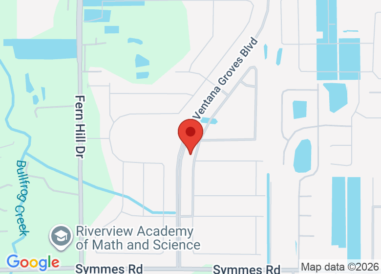 Map showing event location
