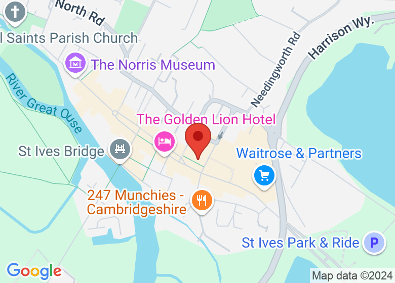 Map showing location of Ivo Lounge