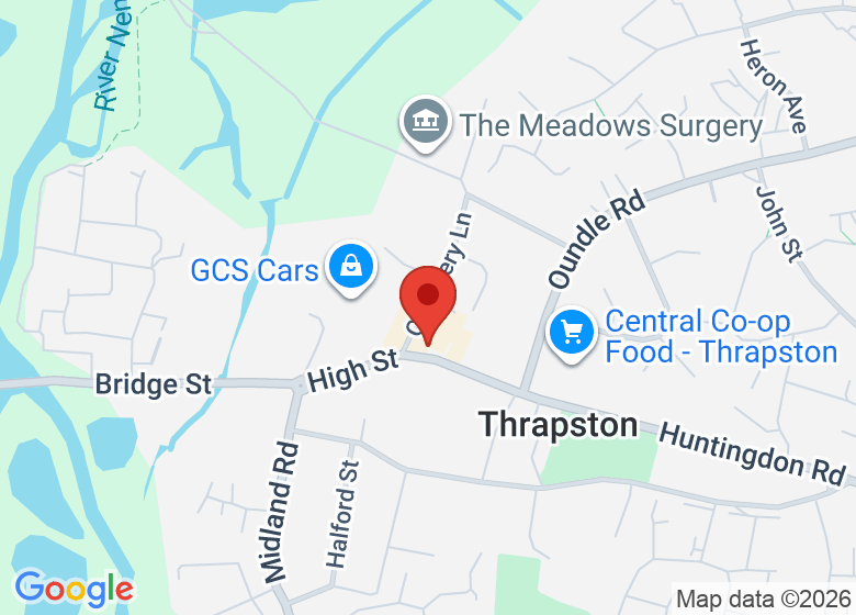 Map showing event location