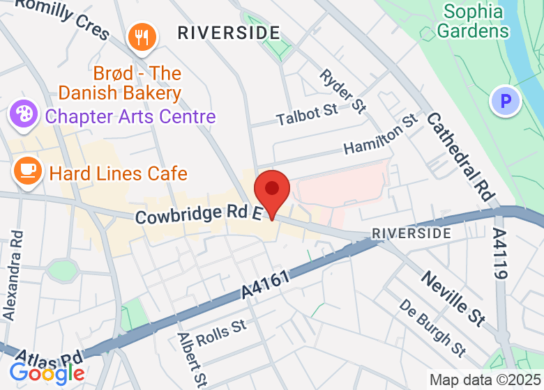 Map showing location of Vivo Latino