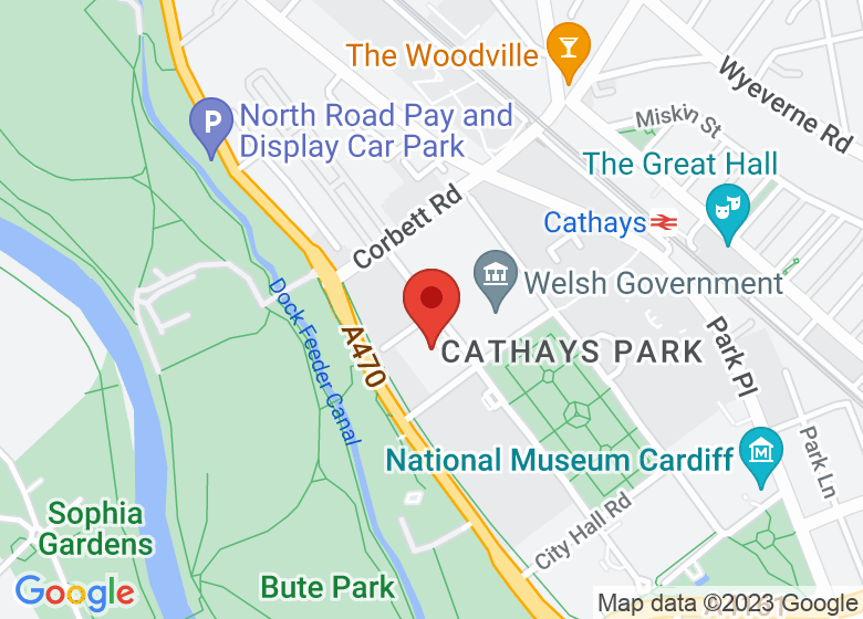 Map showing location of Temple of Peace