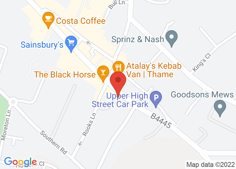 Map showing location of The Chapel Studio