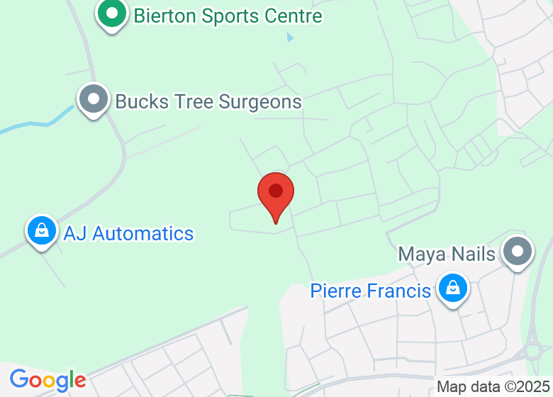 Map showing location of The Kingsbrook School