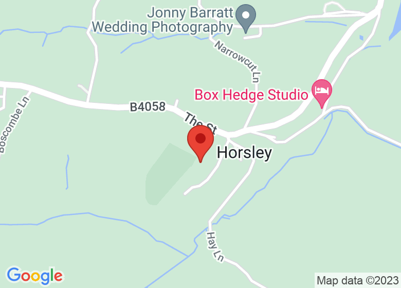Map showing location of Horsley Community Shop
