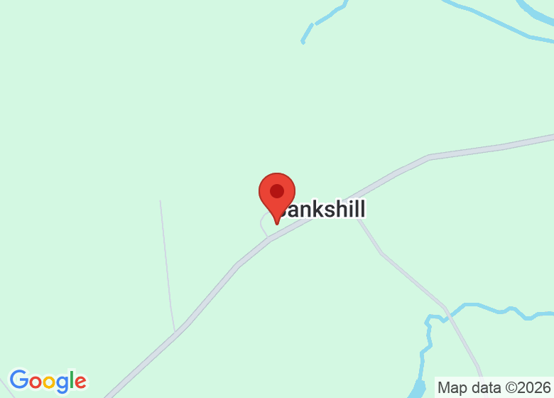 Map showing location of Tundergarth Village Hall
