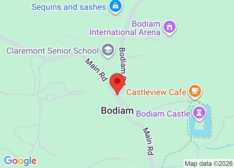 Map showing event location