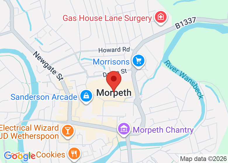Map showing event location