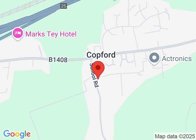 Map showing location of Love Local Essex & Suffolk