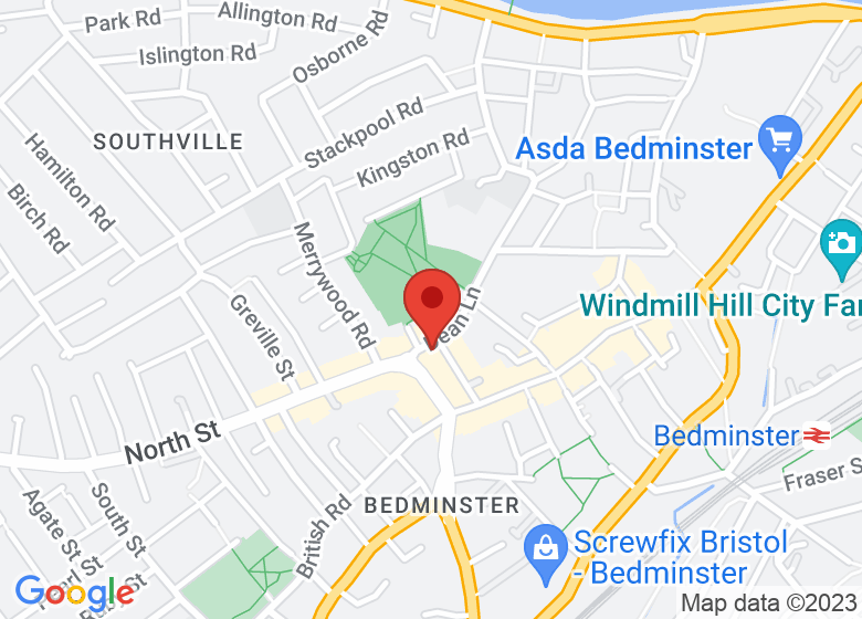 Map showing location of The Elephant House