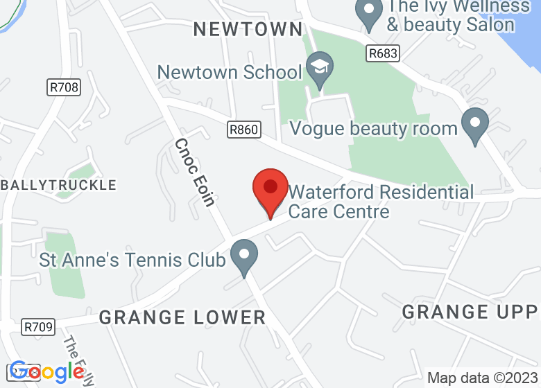 Map showing location of The O'Brien Room