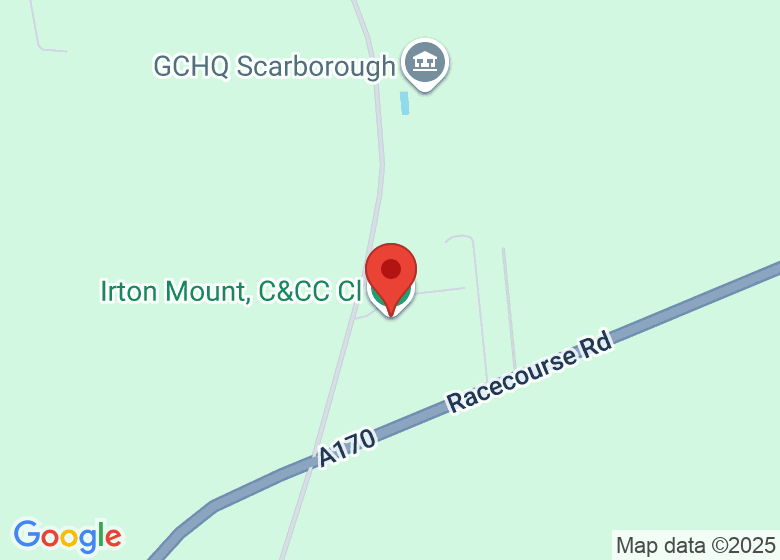 Map showing location of Irton Mount, C&CC Close