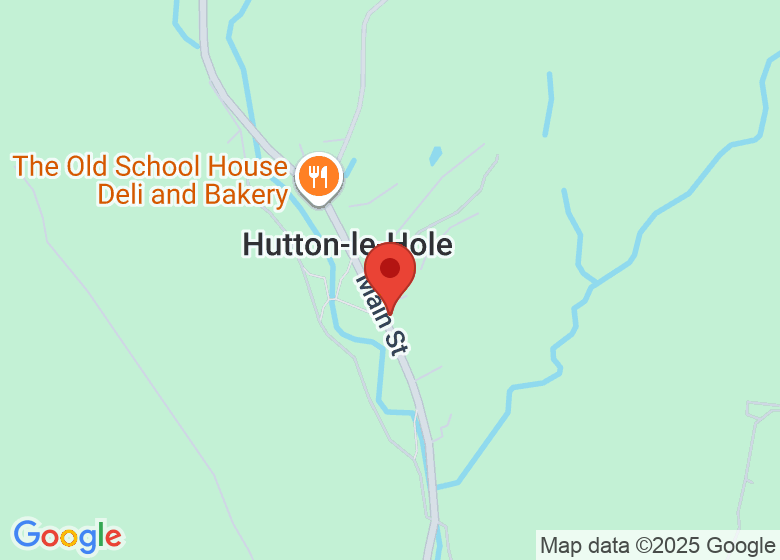 Map showing location of Hutton-Le-Hole Caravan Site