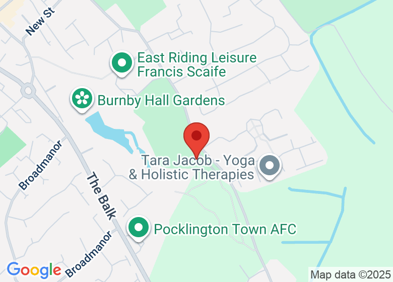 Map showing location of Pocklington Cricket Club