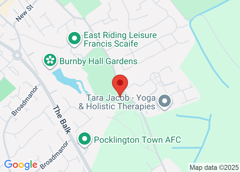 Map showing location of Pocklington Cricket Club