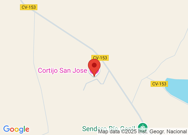 Map showing location of Cortijo San Jose