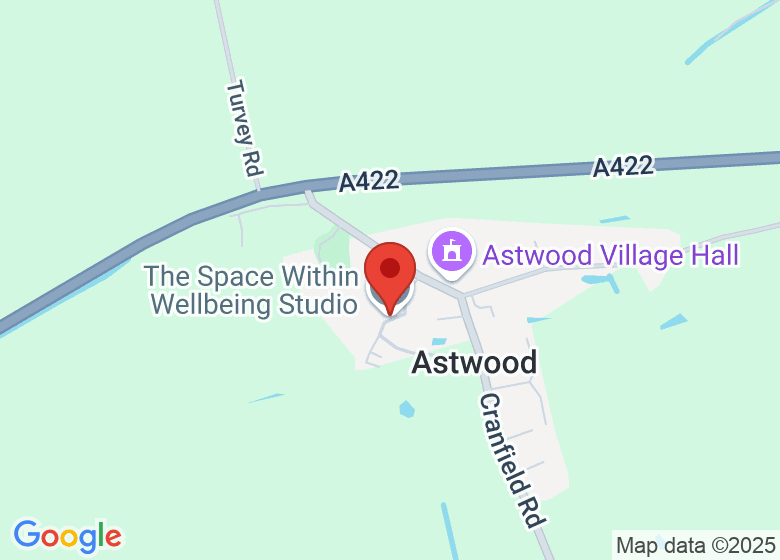 Map showing location of The Space Within Wellbeing Studio