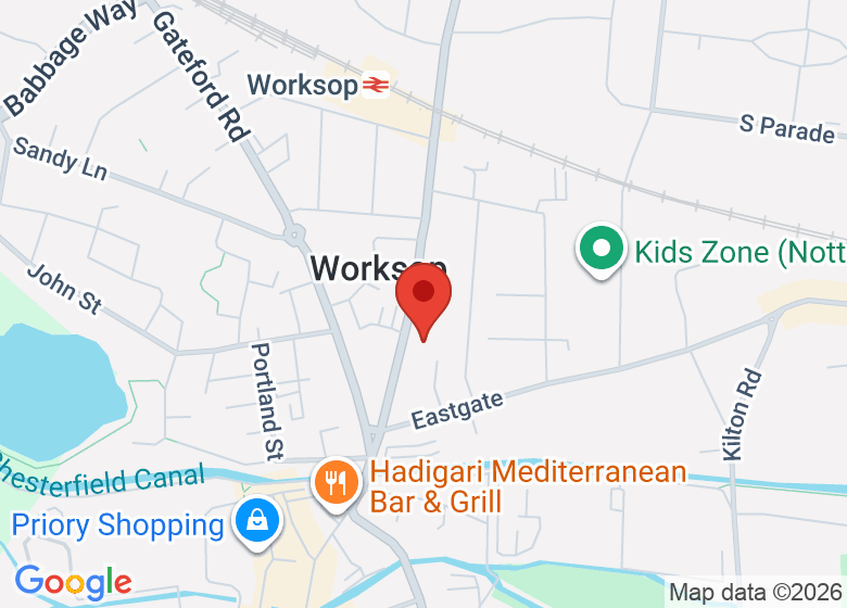 Map showing location of The Next Level Wellness Club