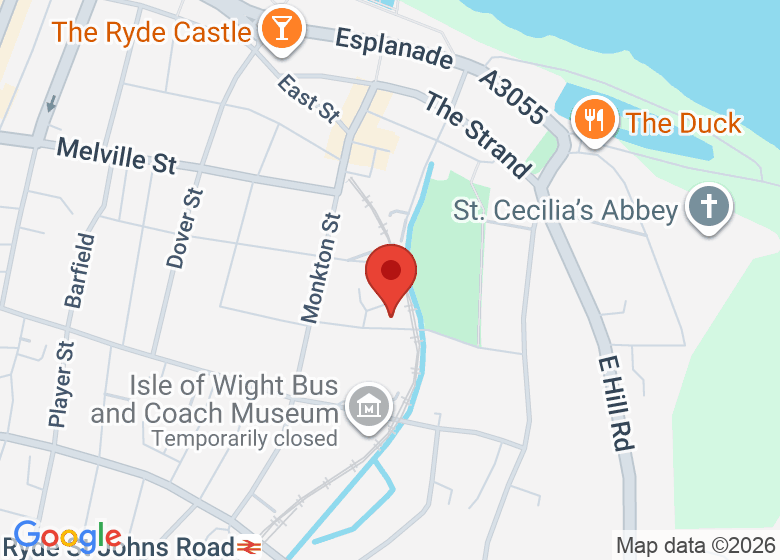 Map showing location of Rink Road Industrial Estate