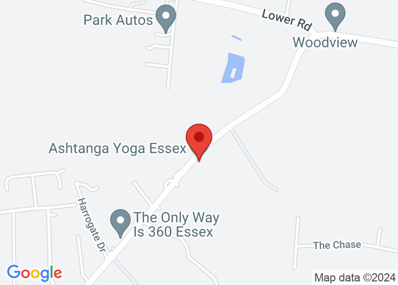 Map showing location of Ashtanga Yoga Essex