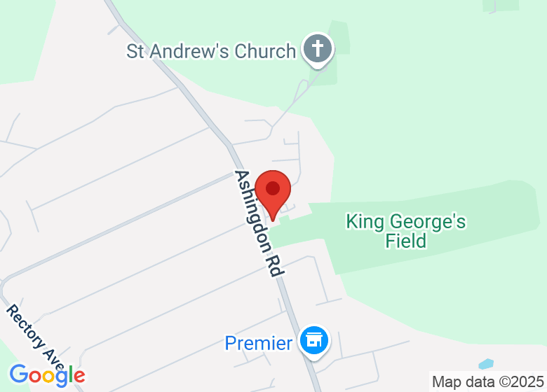 Map showing location of Ashingdon & East Hawkwell Memorial Hall  