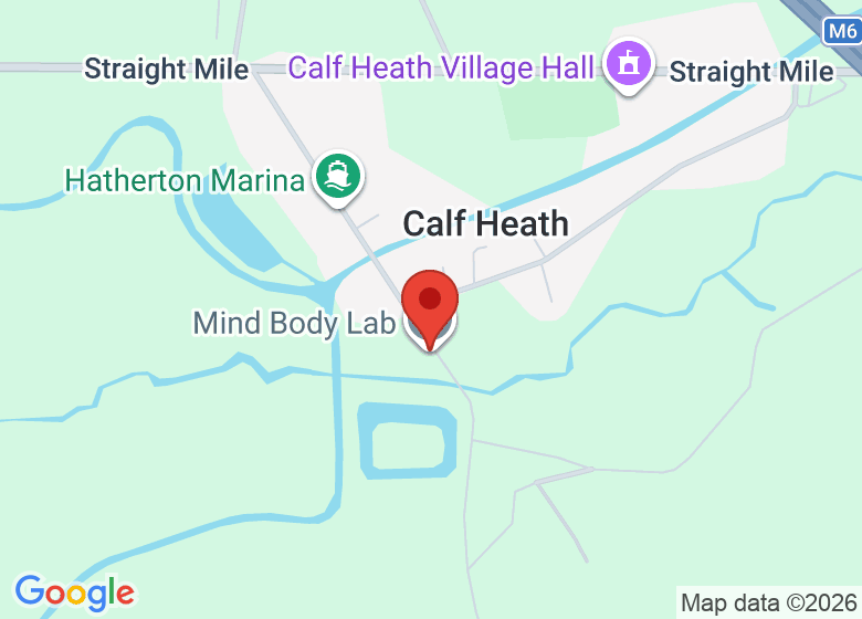 Map showing location of Mind Body Lab