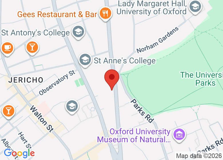 Map showing location of The H B Allen Centre