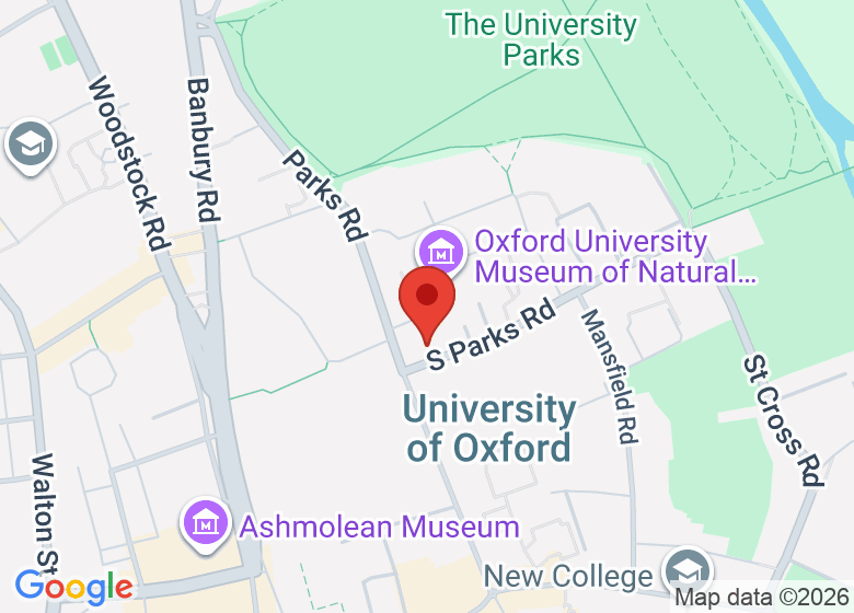 Map showing location of Reuben College