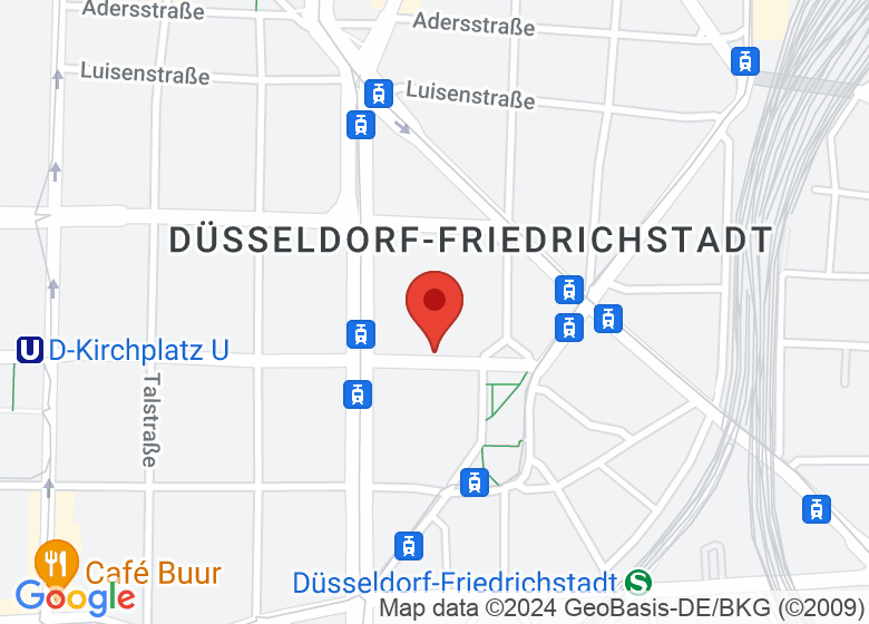 Map showing location of Montessori Family Center