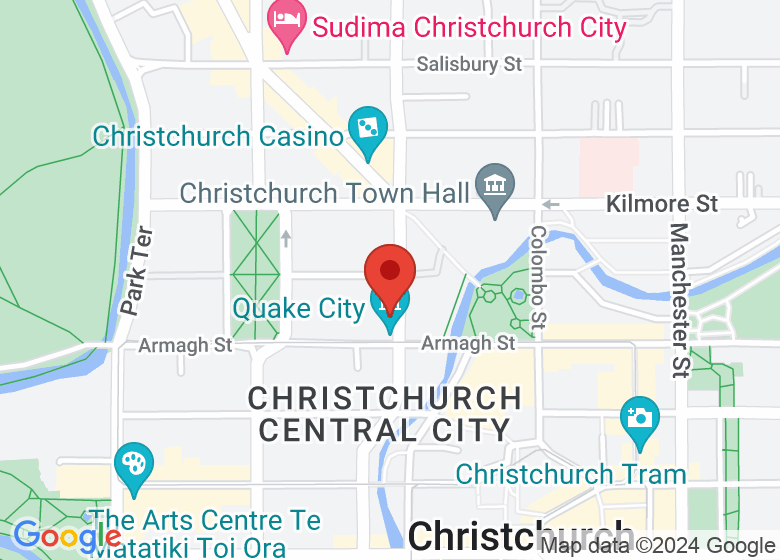 Map showing location of New Zealand Law Society