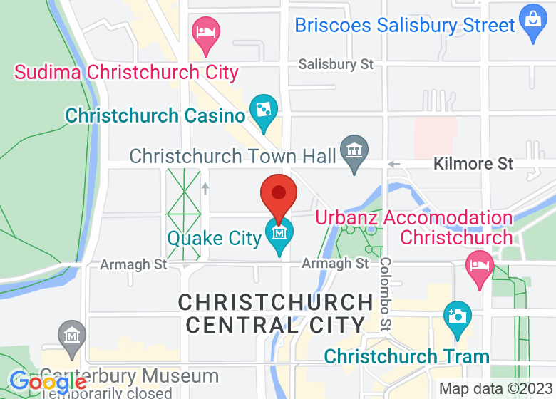Map showing location of Aldersgate Centre