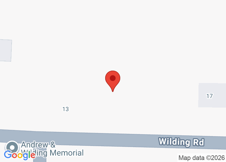 Map showing location of Wilding Road Green