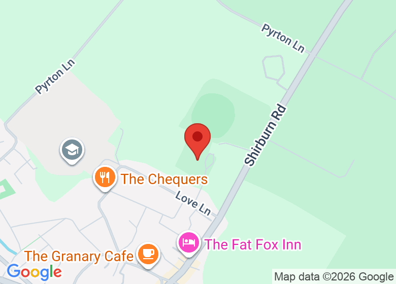 Map showing location of Watlington Recreation Ground