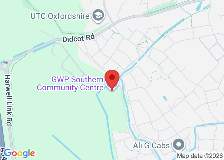 Map showing location of GWP Southern Community Centre