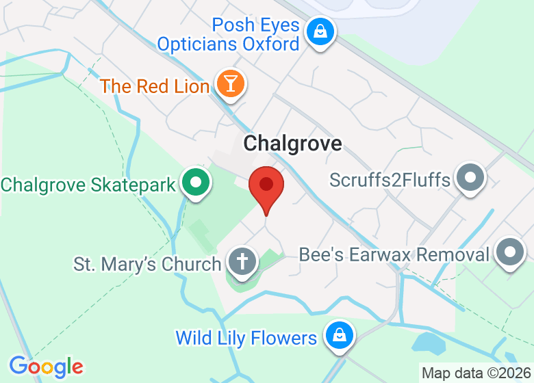 Map showing location of Chalgrove Village Hall 