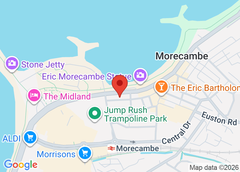 Map showing location of The Rainbow Hub