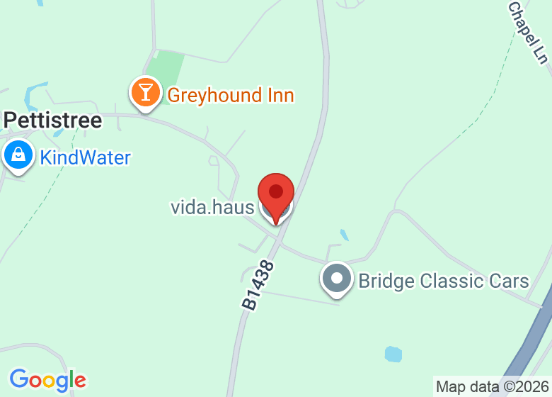 Map showing location of vida.haus