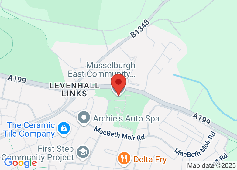 Map showing location of Musselburgh East Community Learning Centre