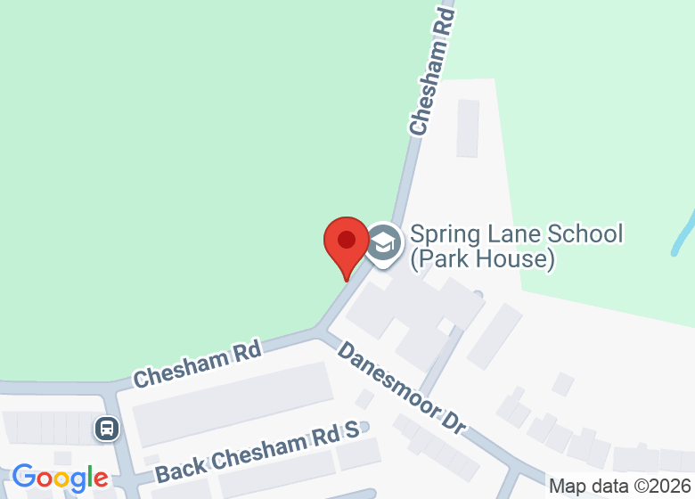 Map showing event location