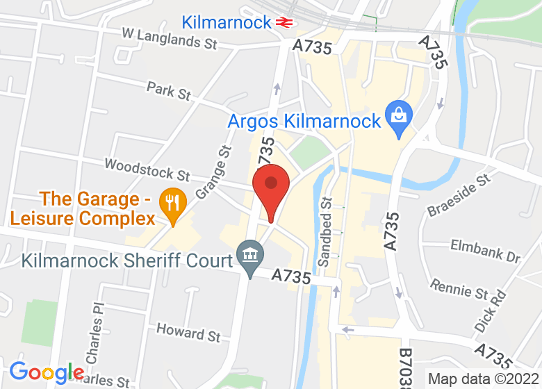 Map showing location of URBAN STUDIO 