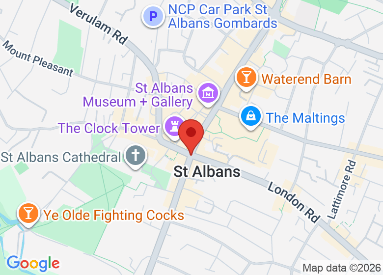 Map showing event location