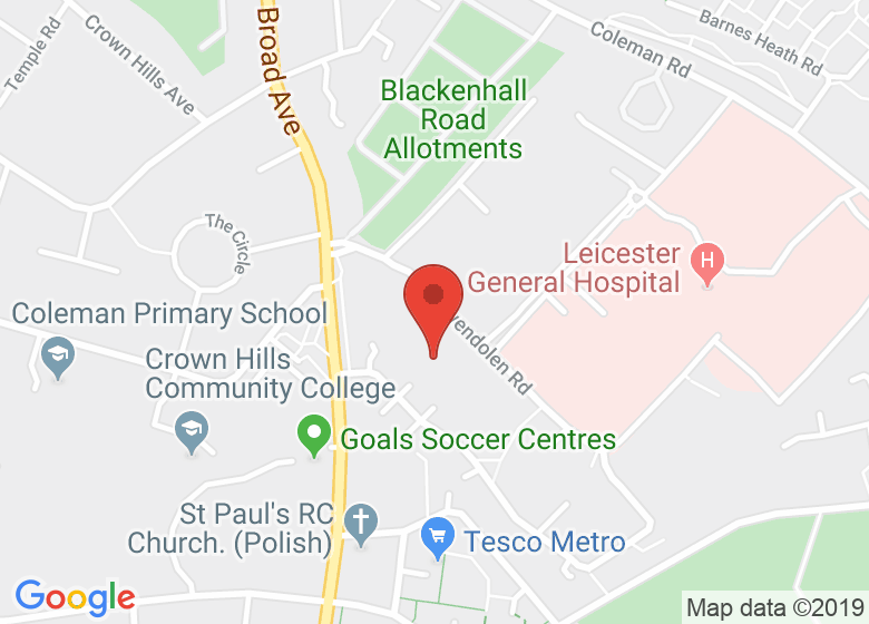 Map showing location of Ash Field Academy