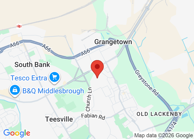 Map showing location of St Marys Social Club